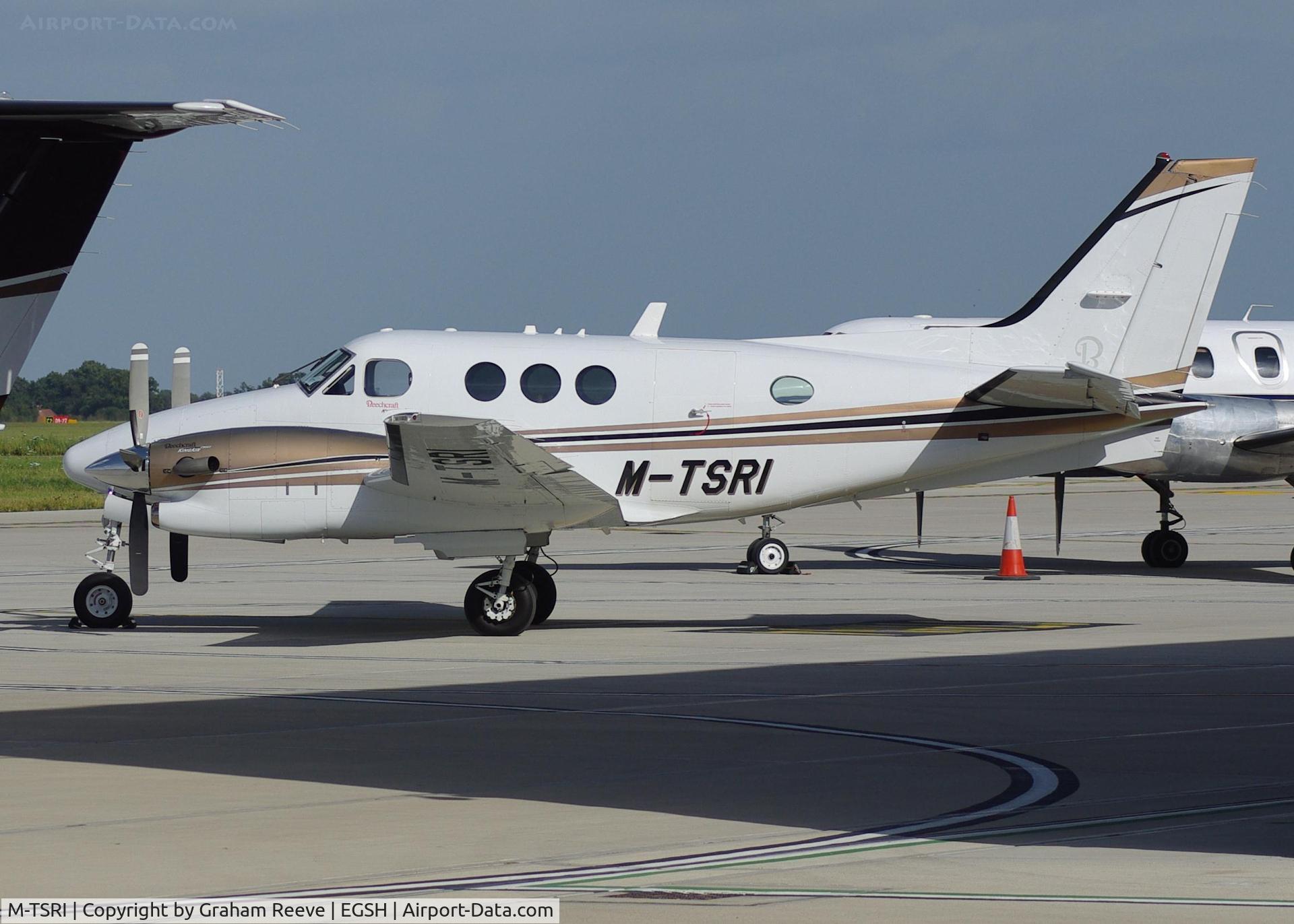 M-TSRI, 2006 Raytheon C90GT King Air King Air C/N LJ-1795, Parked at Norwich.