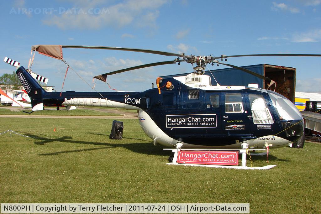 N800PH, 1988 MBB Bo-105CBS C/N S-800, On static display at 2011 Oshkosh