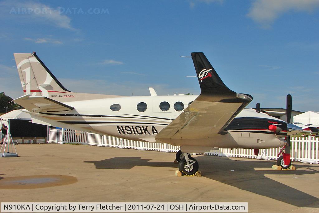 N910KA, 2011 Hawker Beechcraft C90GTI King Air C/N LJ-2010, On static display at 2011 Oshkosh