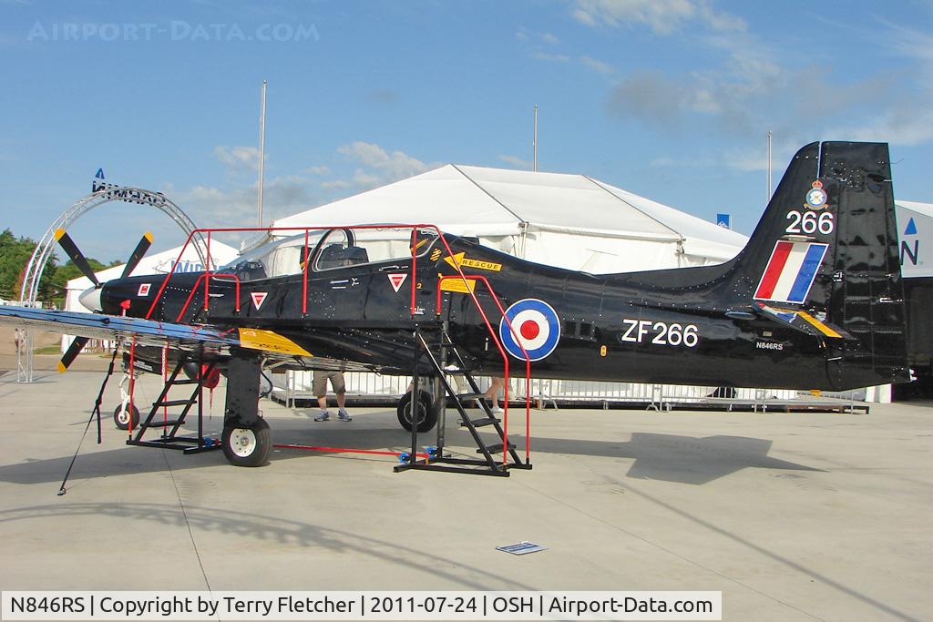 N846RS, 1990 Short S-312 Tucano T1 C/N S056/T50, On static display at 2011 Oshkosh