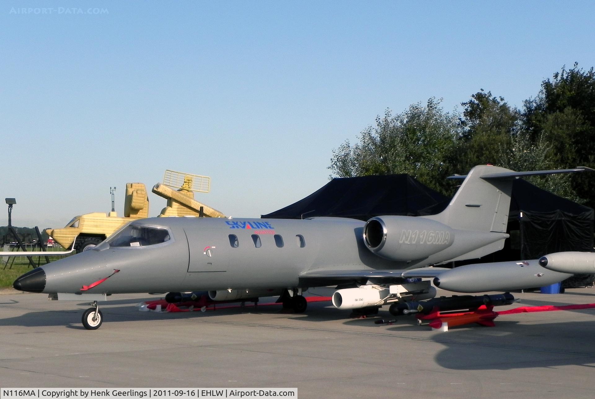 N116MA, 1977 Gates LearJet 36A C/N 029, Skyline Aviation  ; Dutch Air Force Open House , Leeuwarden AFB.September 2011