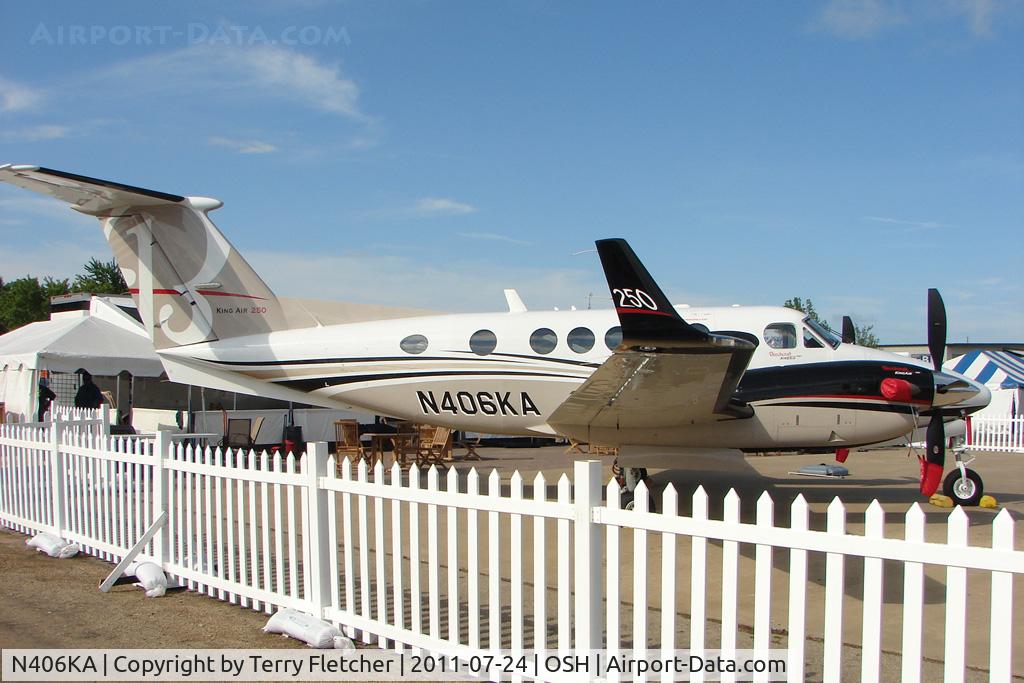 N406KA, 2010 Hawker Beechcraft B200GT King Air C/N BY-106, On static display at 2011 Oshkosh