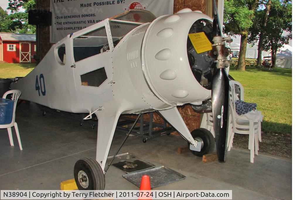 N38904, 1941 Monocoupe 90AW C/N A-827, On static display at 2011 Oshkosh