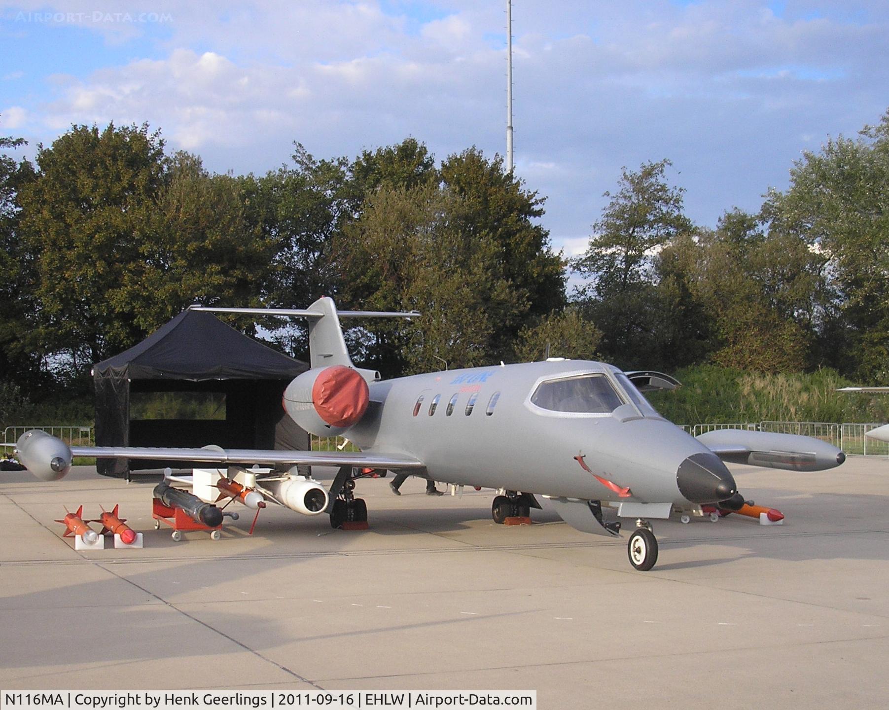 N116MA, 1977 Gates LearJet 36A C/N 029, Skyline Aviation  ; Dutch Air Force Open House , Leeuwarden AFB.September 2011