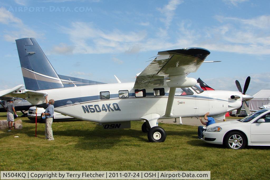 N504KQ, 2009 Quest Kodiak 100 C/N 100-0028, On static display at 2011 Oshkosh