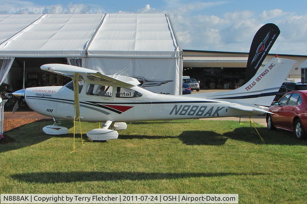N888AK, 1998 Cessna 182S Skylane C/N 18280284, On static display at 2011 Oshkosh
