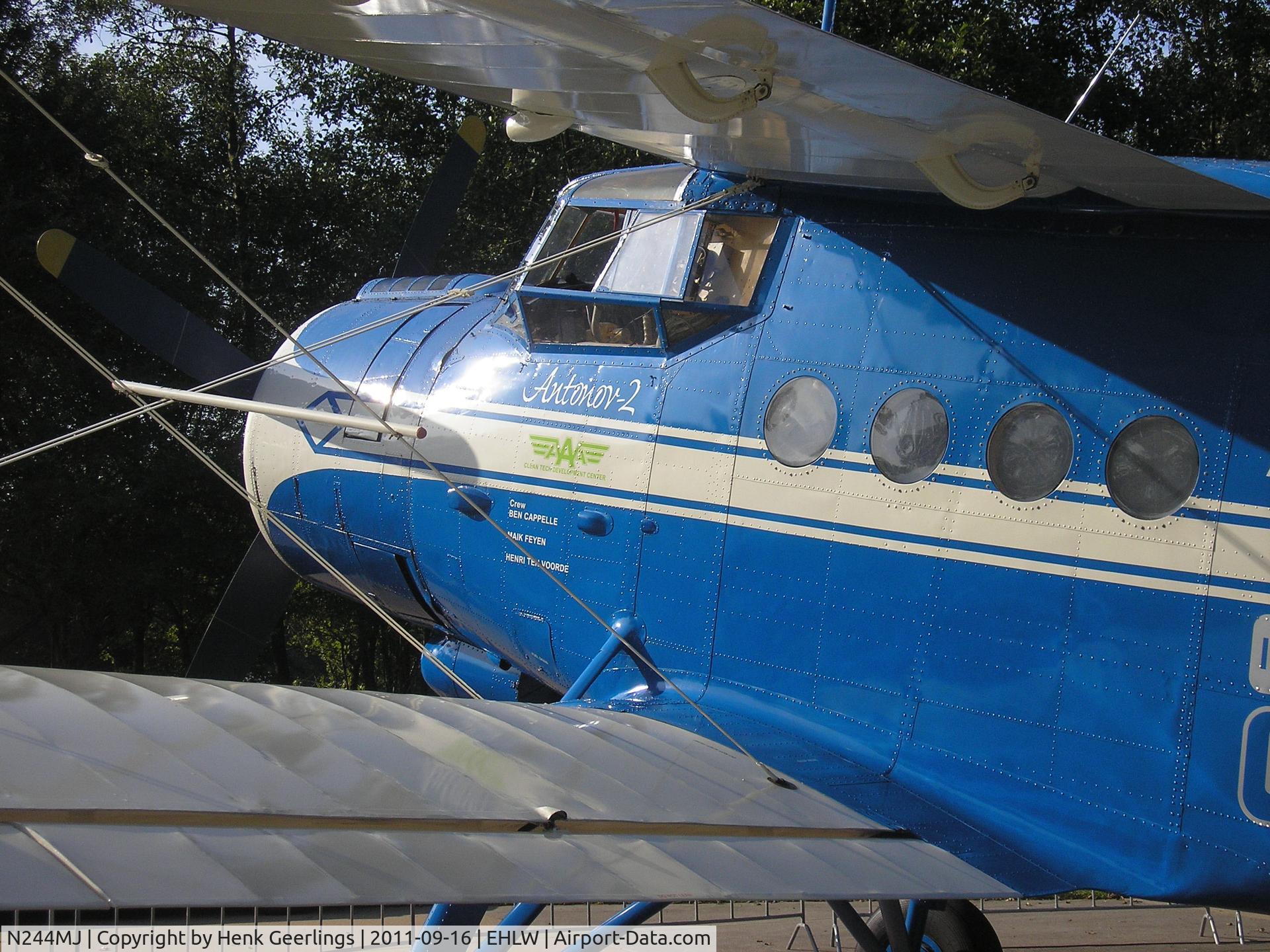 N244MJ, 1976 Antonov (PZL-Mielec) An-2 C/N 1G172-44, Civil ; Dutch Air Force Open House , Leeuwarden AFB.September 2011