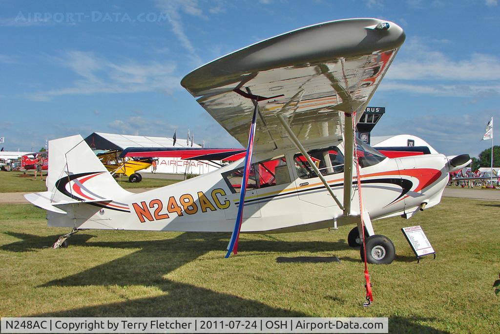 N248AC, 2011 American Champion 7GCBC C/N 1464-2011, On static display at 2011 Oshkosh