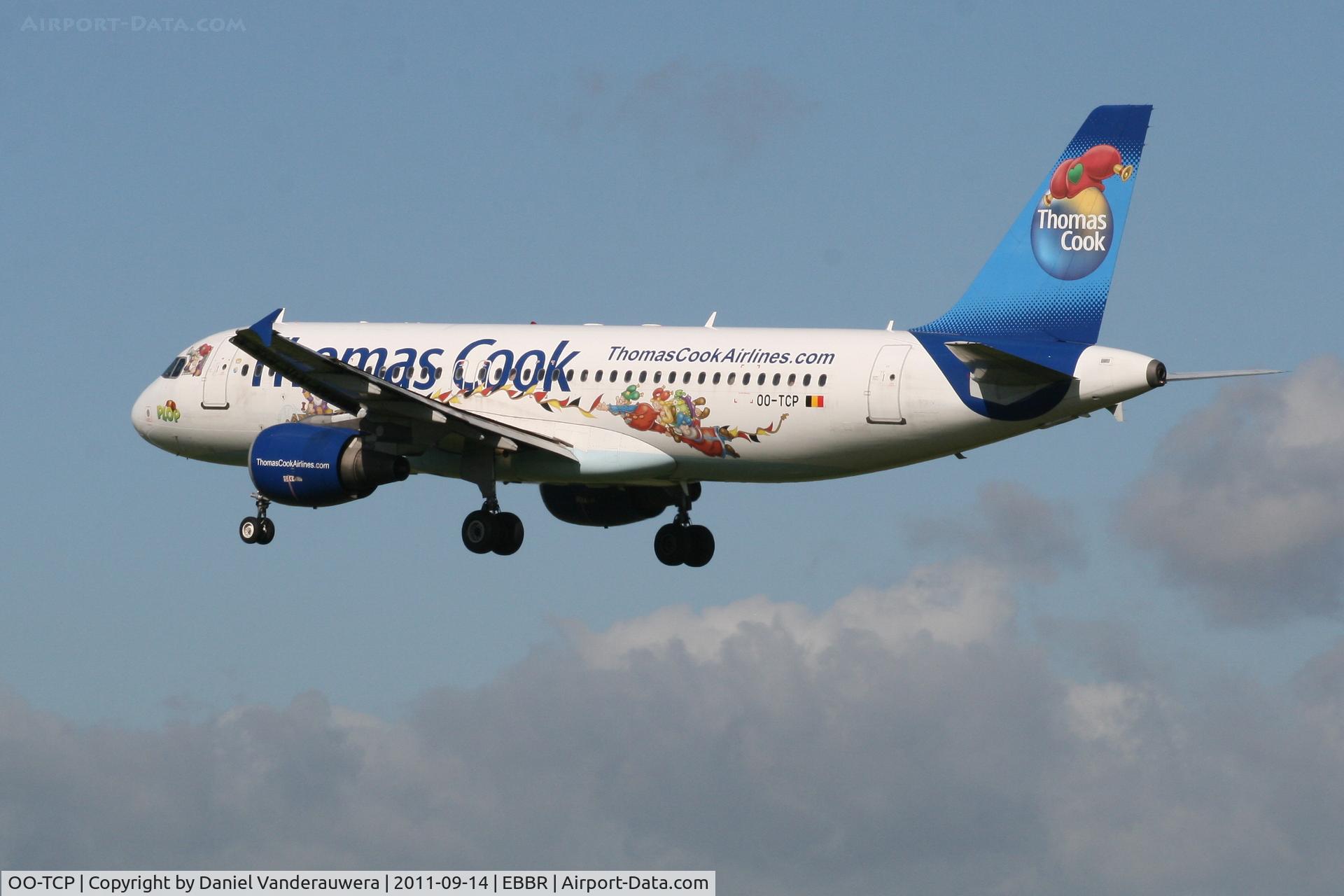 OO-TCP, 1996 Airbus A320-214 C/N 653, Flight FQ3505 is descending to RWY 25L