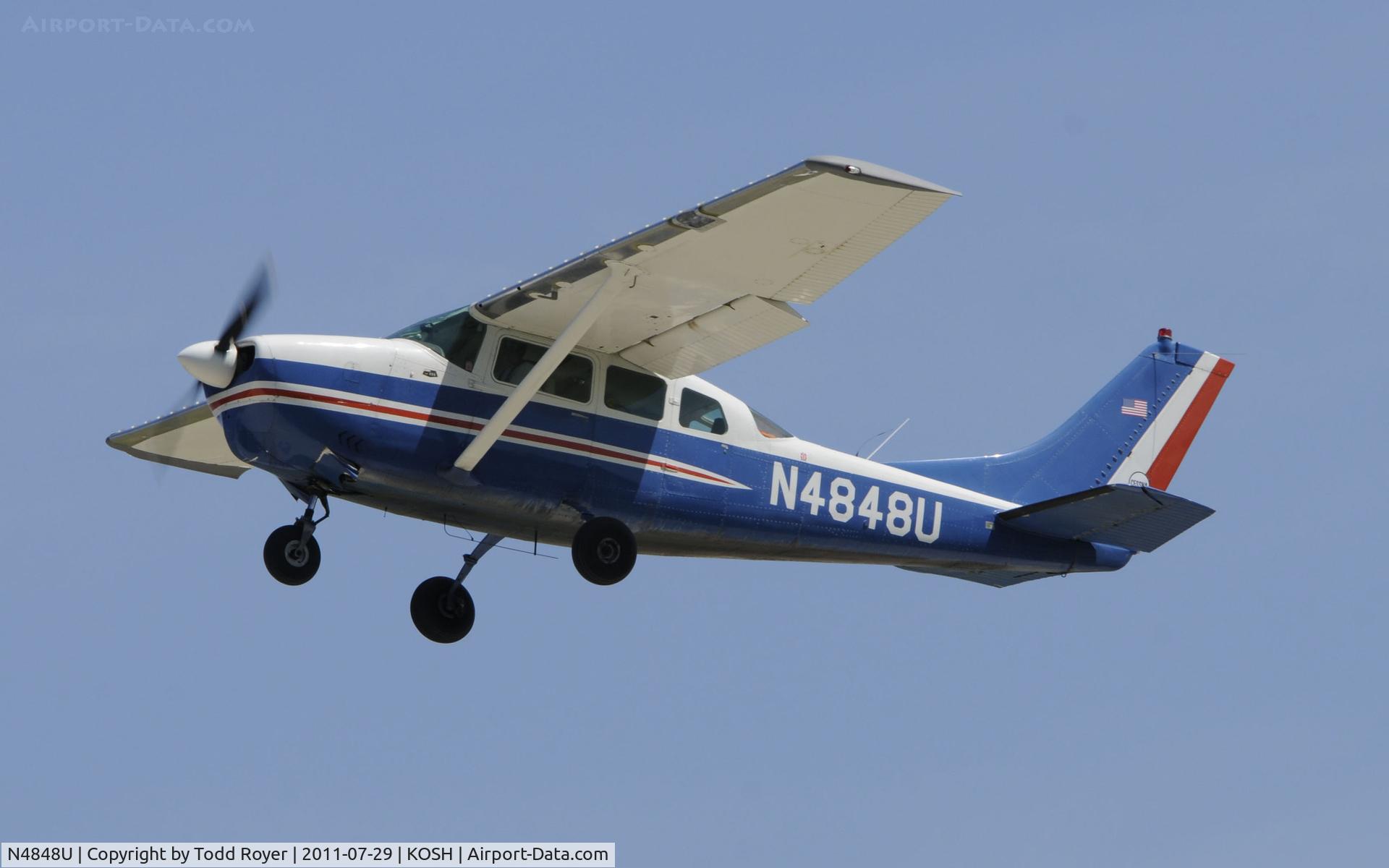 N4848U, 1964 Cessna 210-5A (205A) C/N 205-0548, AIRVENTURE 2011