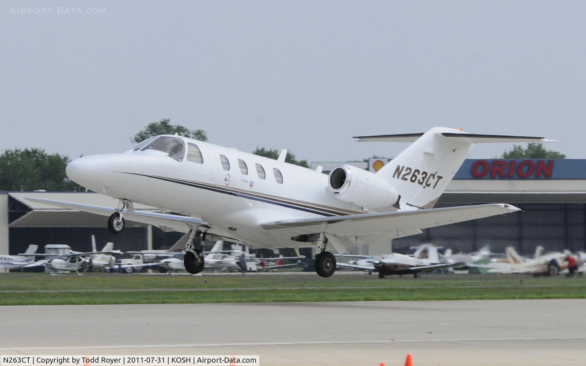 N263CT, 1998 Cessna 525 CitationJet C/N 525-0263, AIRVENTURE 2011