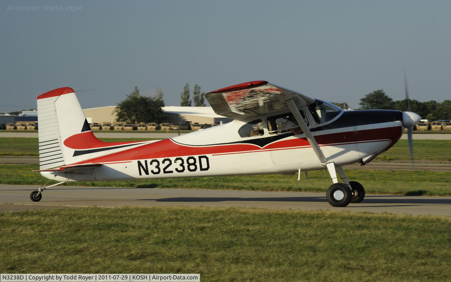 N3238D, 1955 Cessna 180 C/N 32036, AIRVENTURE 2011