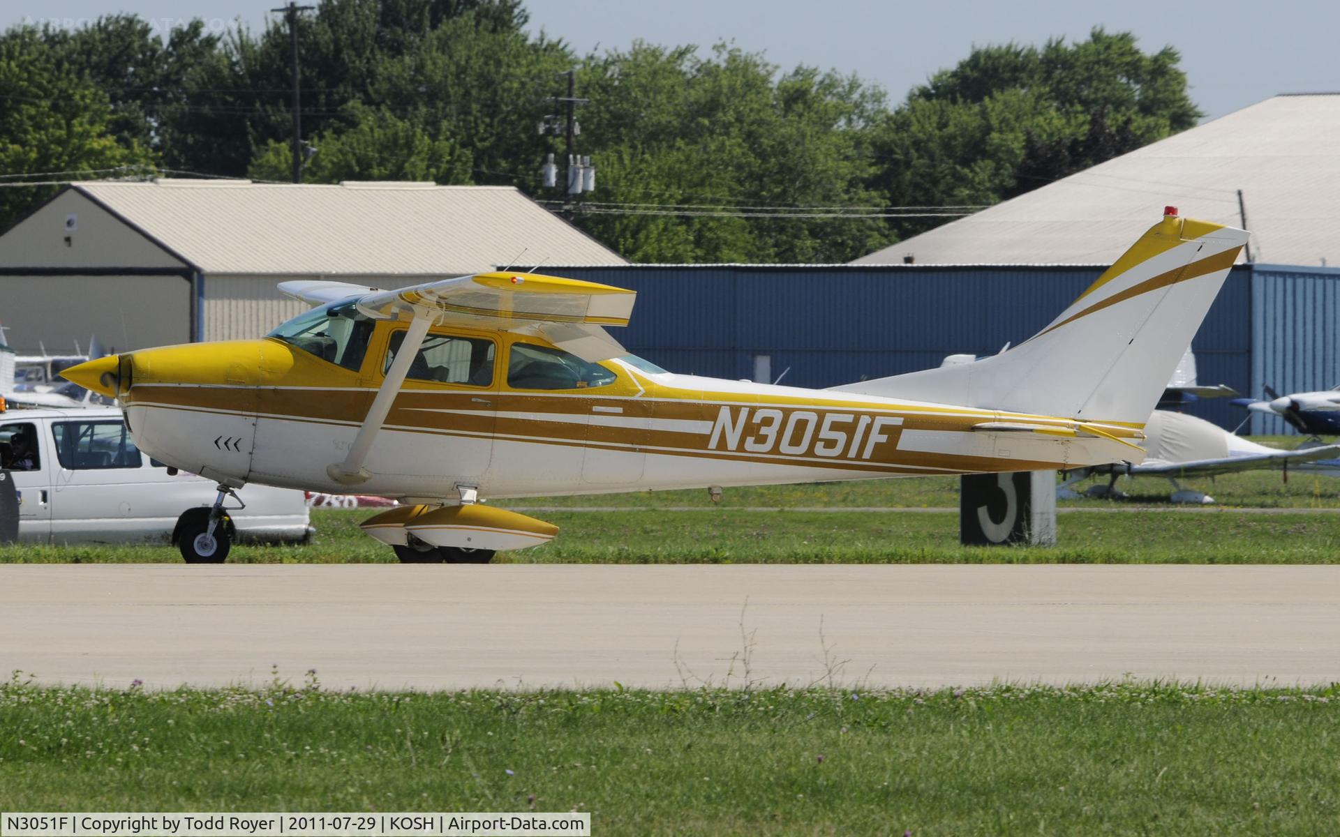 N3051F, 1966 Cessna 182J Skylane C/N 18257151, AIRVENTURE 2011