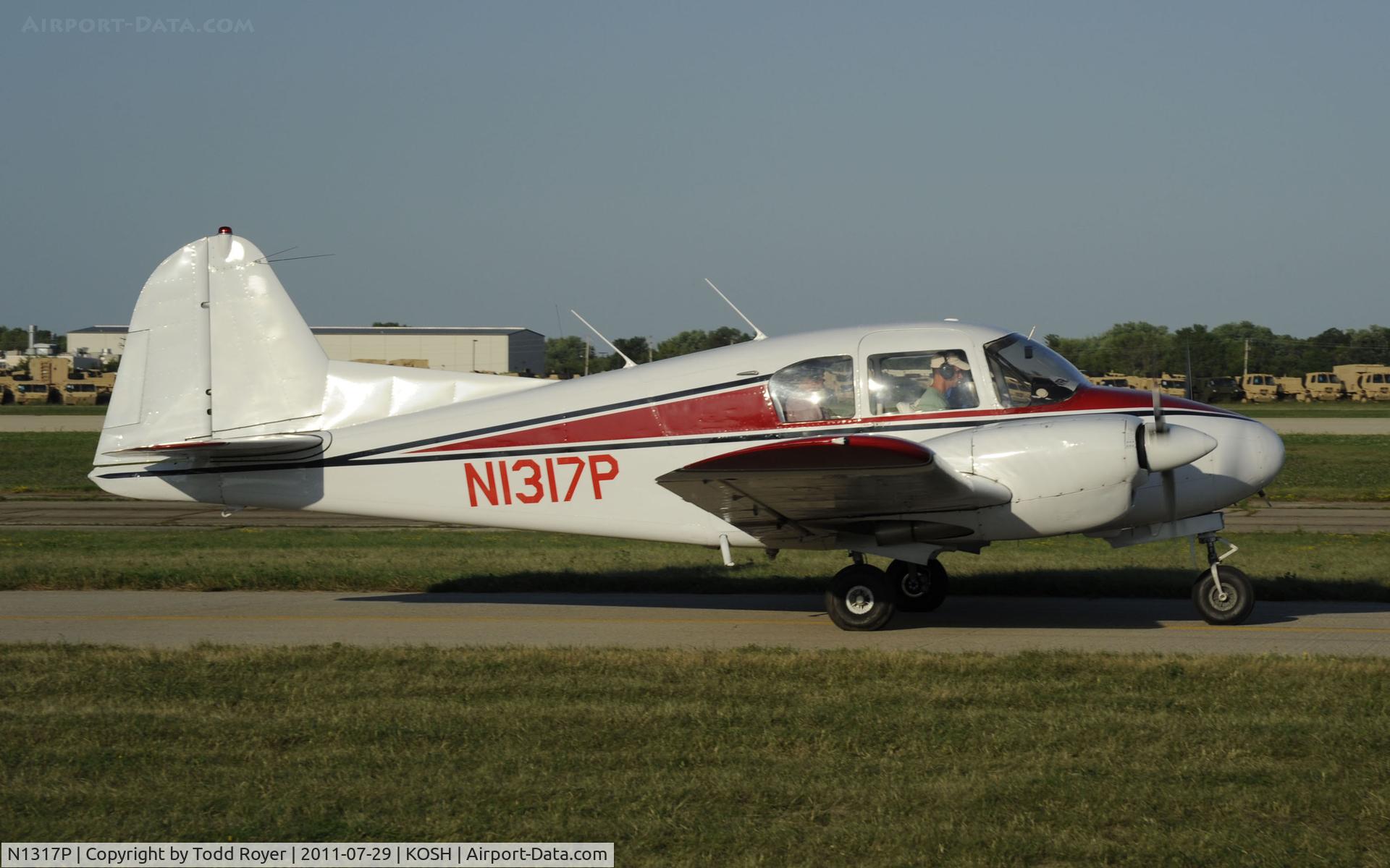 N1317P, 1955 Piper PA-23 Aztec 250 C/N 23-357, PIPER PA-23