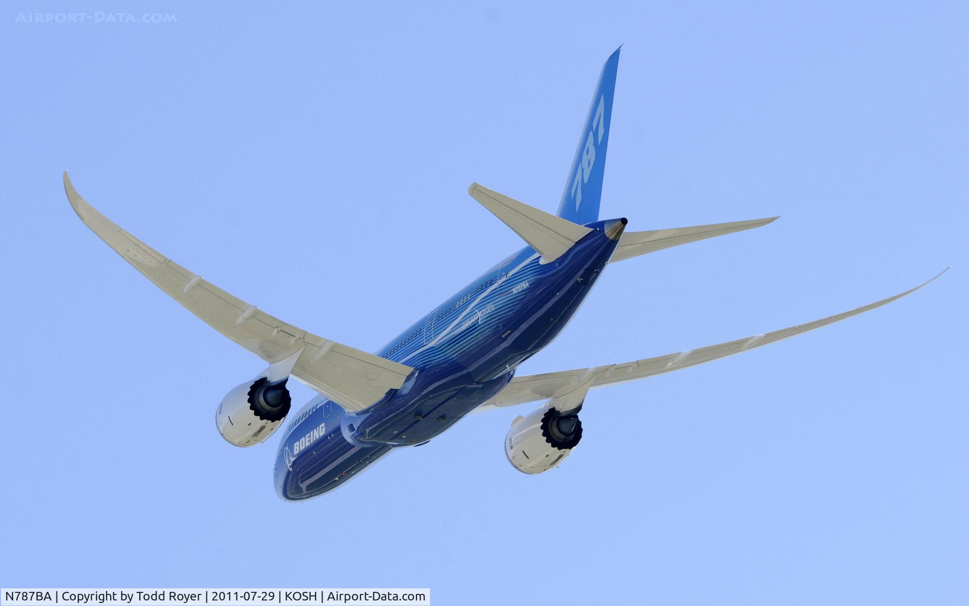N787BA, 2009 Boeing 787-8 Dreamliner C/N 40690, AIRVENTURE 2011