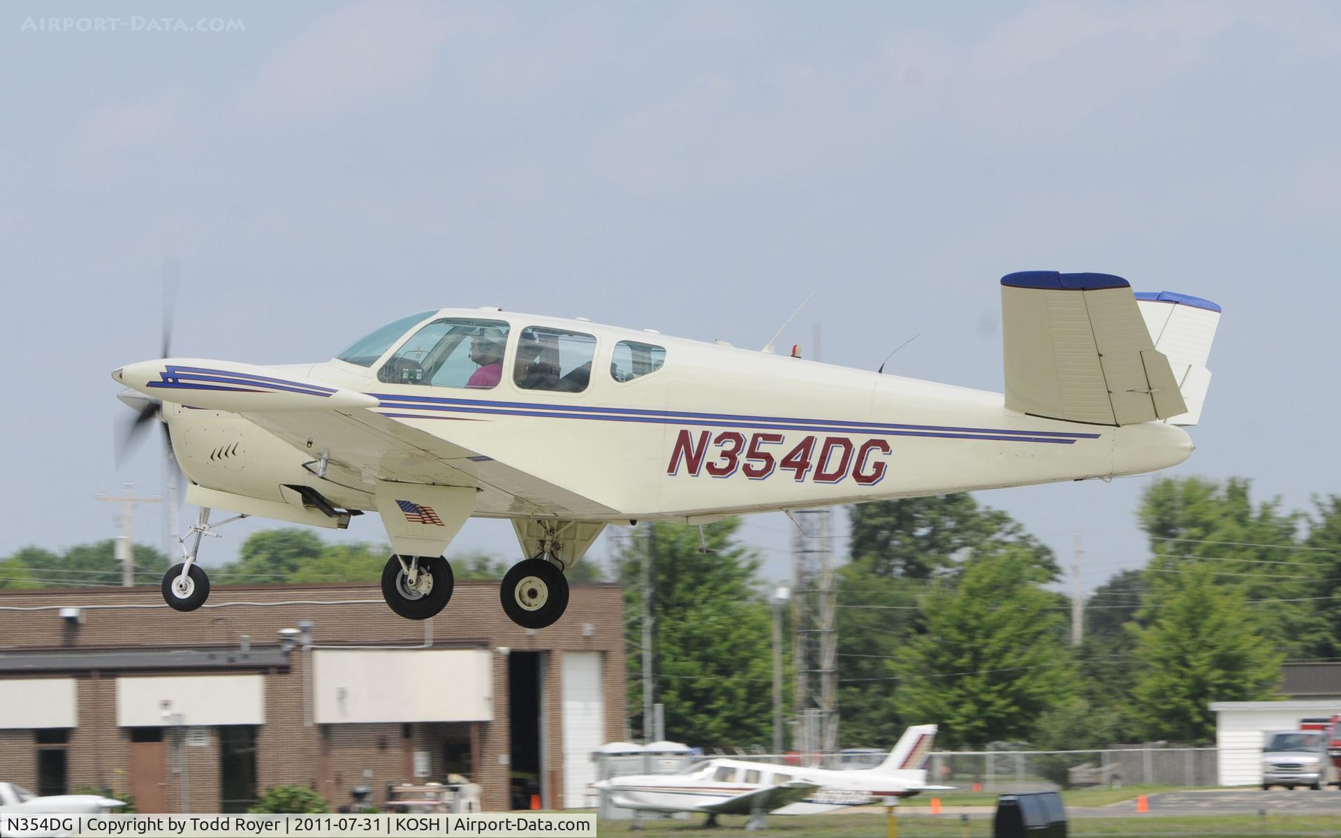 N354DG, 1958 Beech J35 Bonanza C/N D-5573, AIRVENTURE 2011