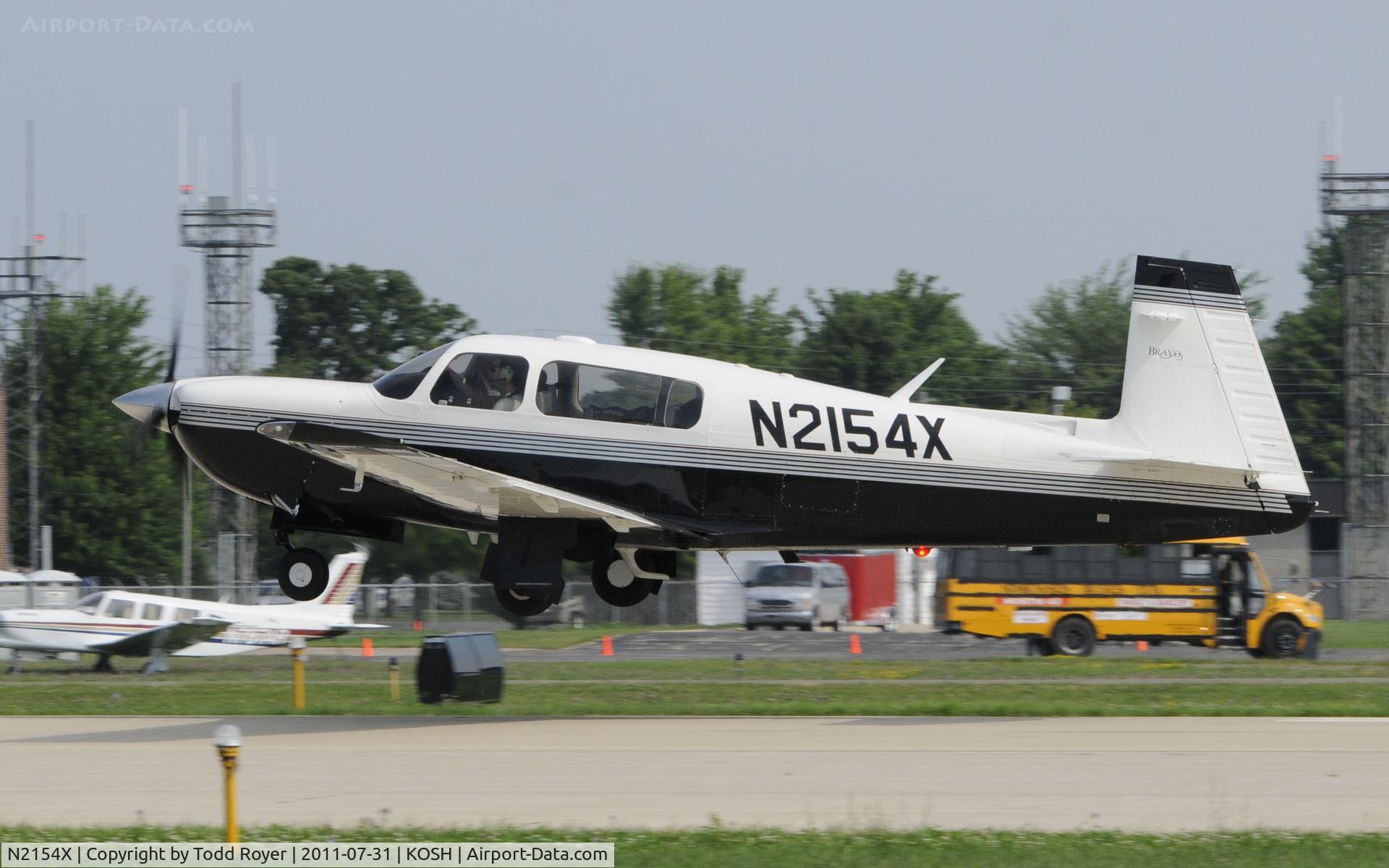 N2154X, 1998 Mooney M20M Bravo C/N 27-0243, AIRVENTURE 2011