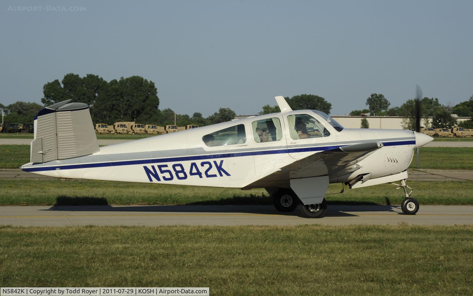 N5842K, 1965 Beech S35 Bonanza C/N D-7853, AIRVENTURE 2011