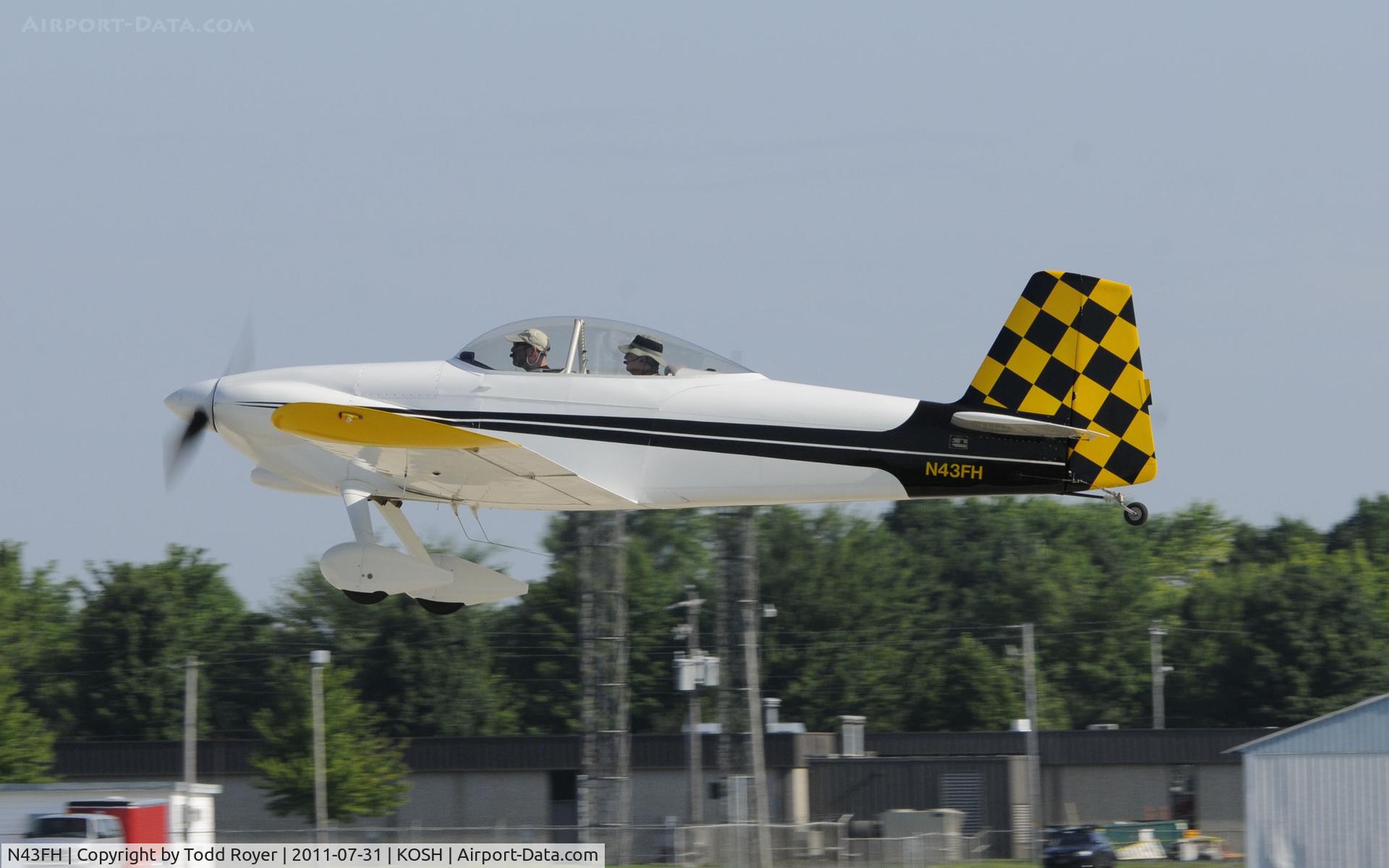N43FH, 1995 Vans RV-4 C/N 2843, AIRVENTURE 2011