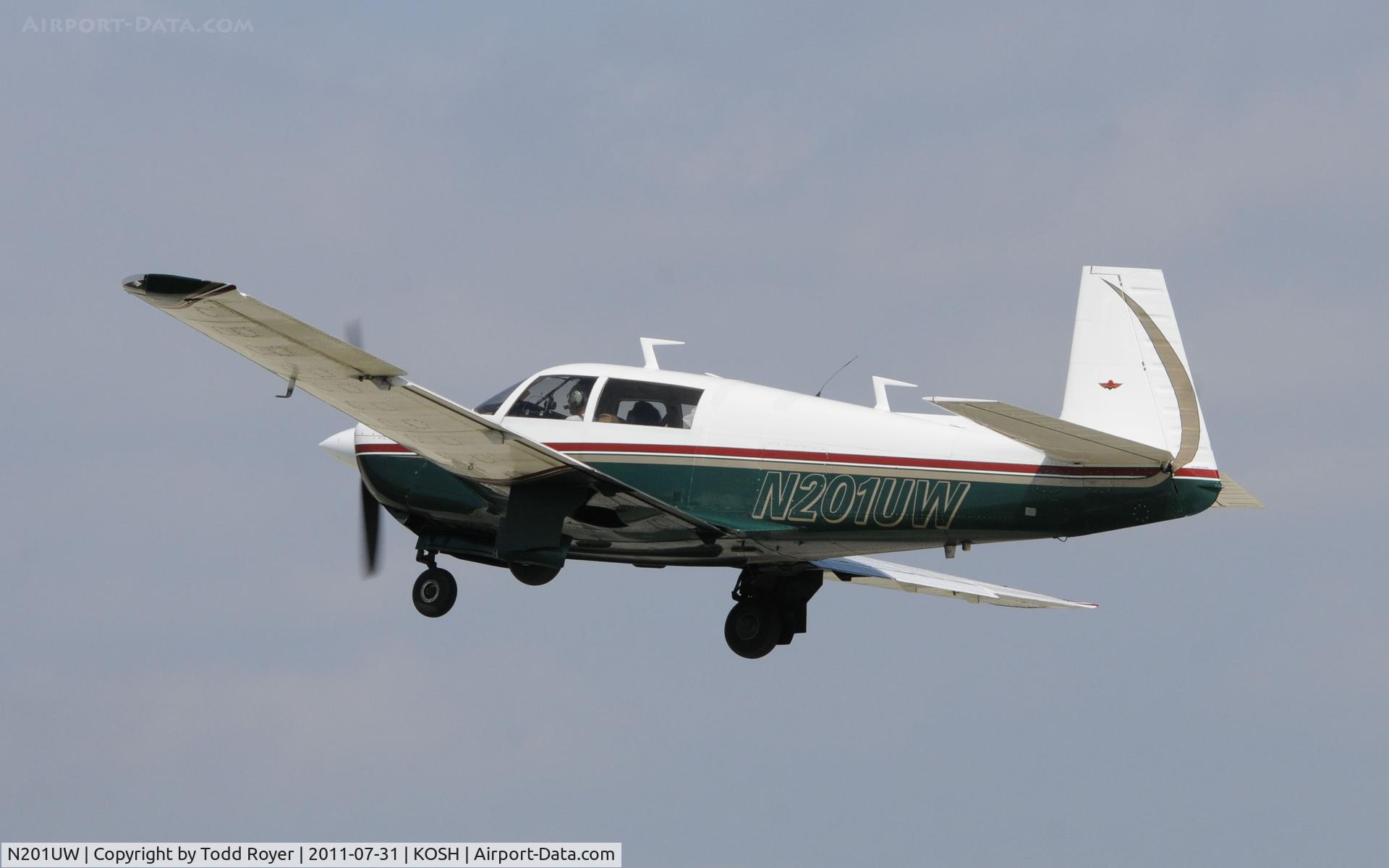 N201UW, 1977 Mooney M20J 201 C/N 24-0390, AIRVENTURE 2011