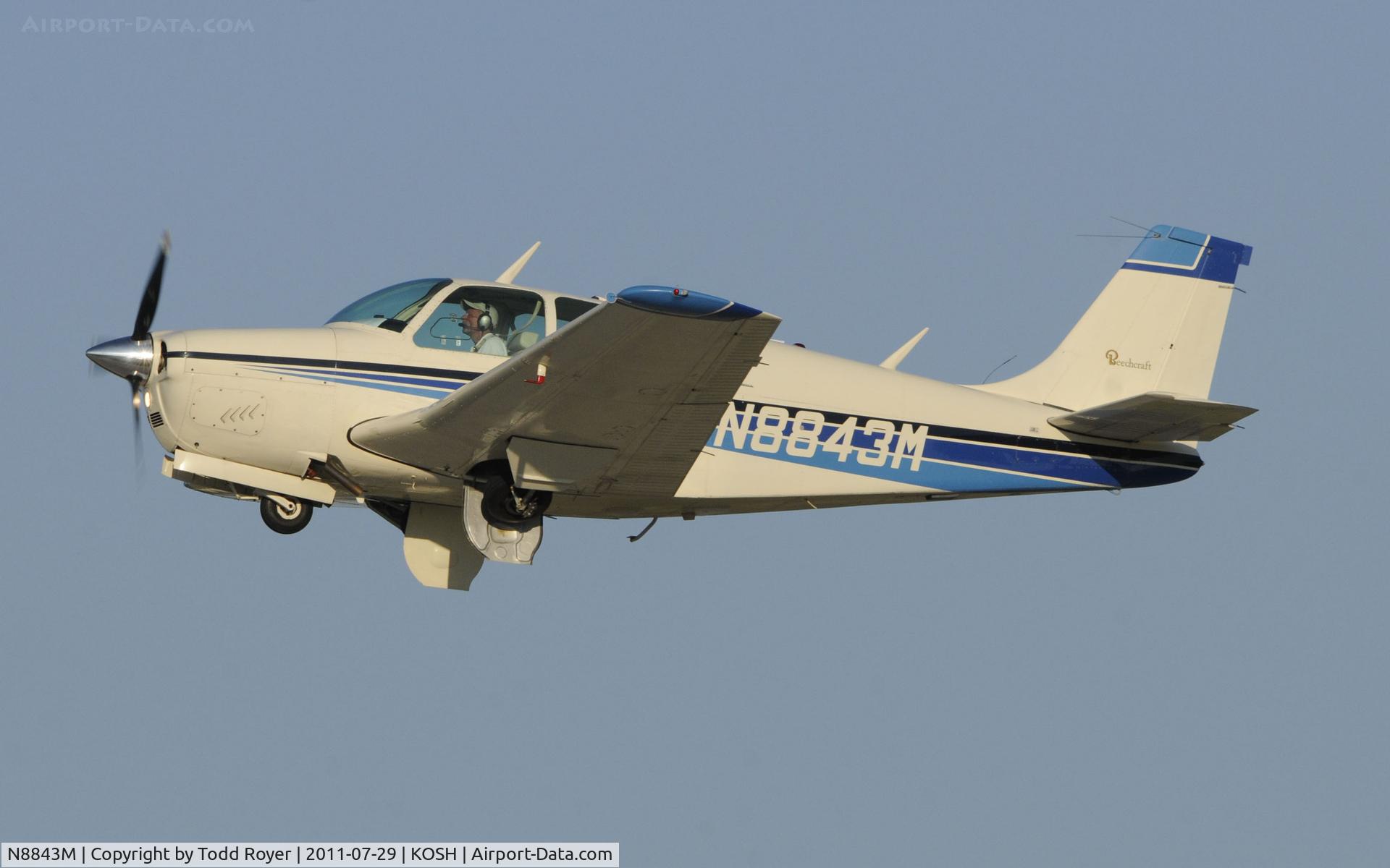 N8843M, 1964 Beech 35-B33 Debonair C/N CD-739, AIRVENTURE 2011