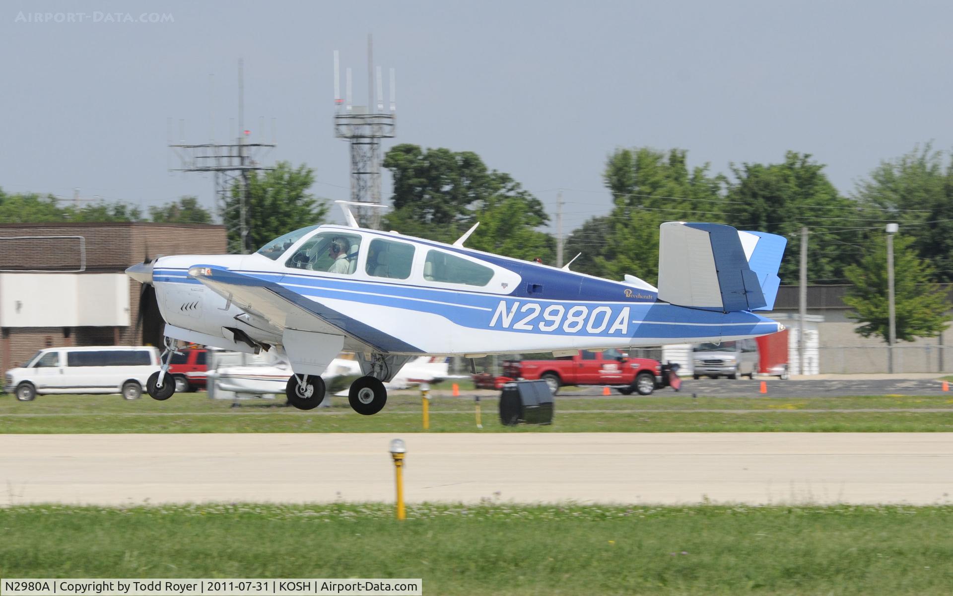 N2980A, 1978 Beech V35B Bonanza C/N D-10154, AIRVENTURE 2011