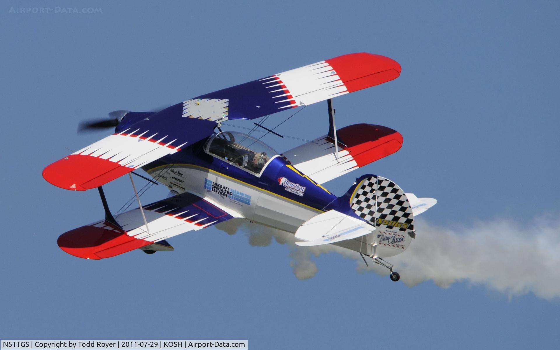 N511GS, 1993 Steen Skybolt 300 C/N HR30091001, AIRVENTURE 2011