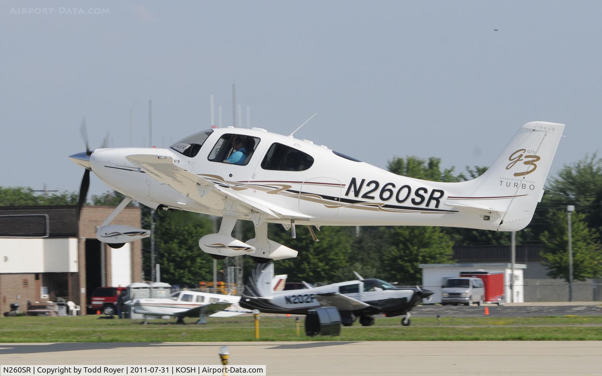 N260SR, 2007 Cirrus SR22 G3 GTS Turbo C/N 2570, AIRVENTURE 2011