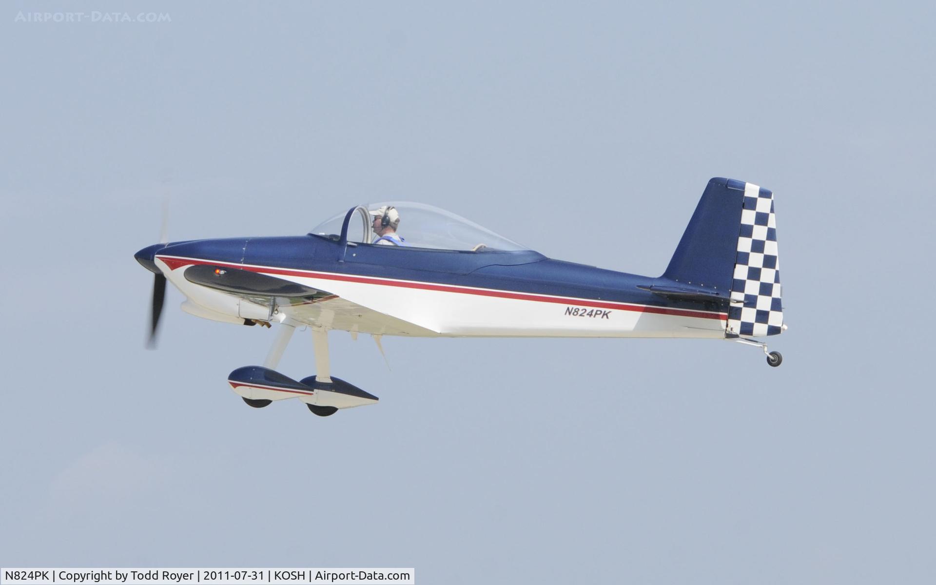 N824PK, 2004 Vans RV-8 C/N 81048, AIRVENUTRE 2011