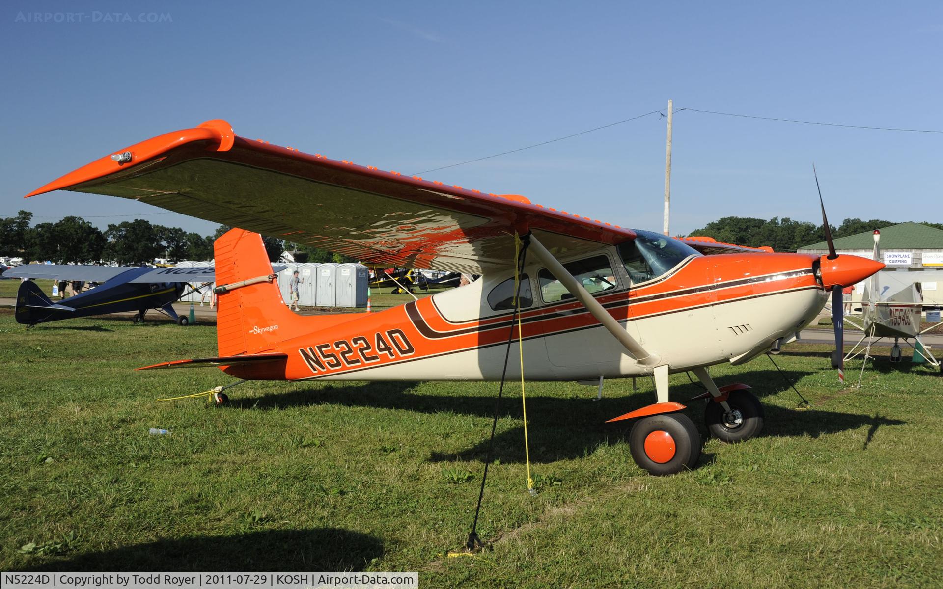 N5224D, 1957 Cessna 180A C/N 50122, AIRVENTURE 2011