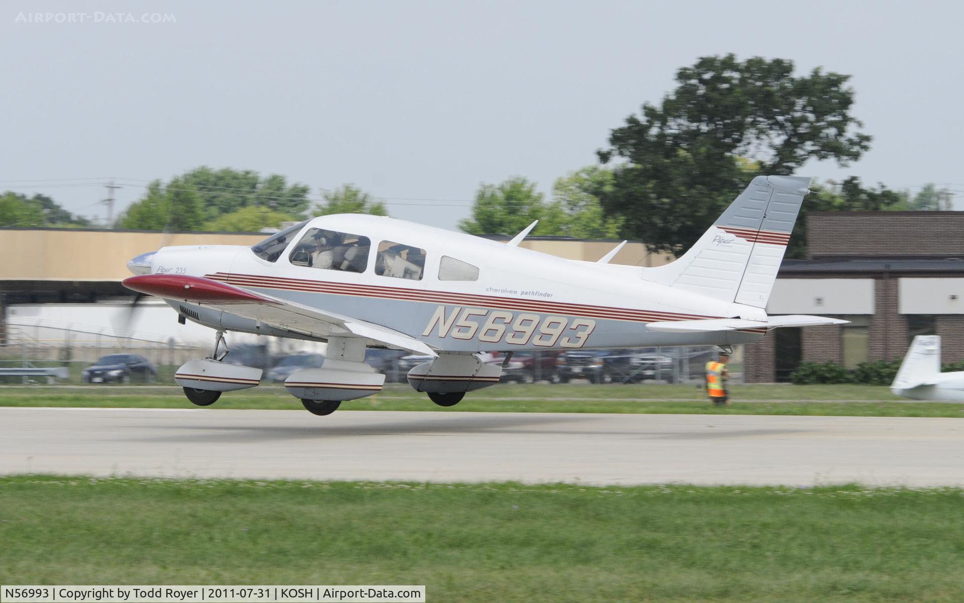 N56993, 1973 Piper PA-28-235 Cherokee Pathfinder C/N 28-7410040, AIRVENTURE 2011