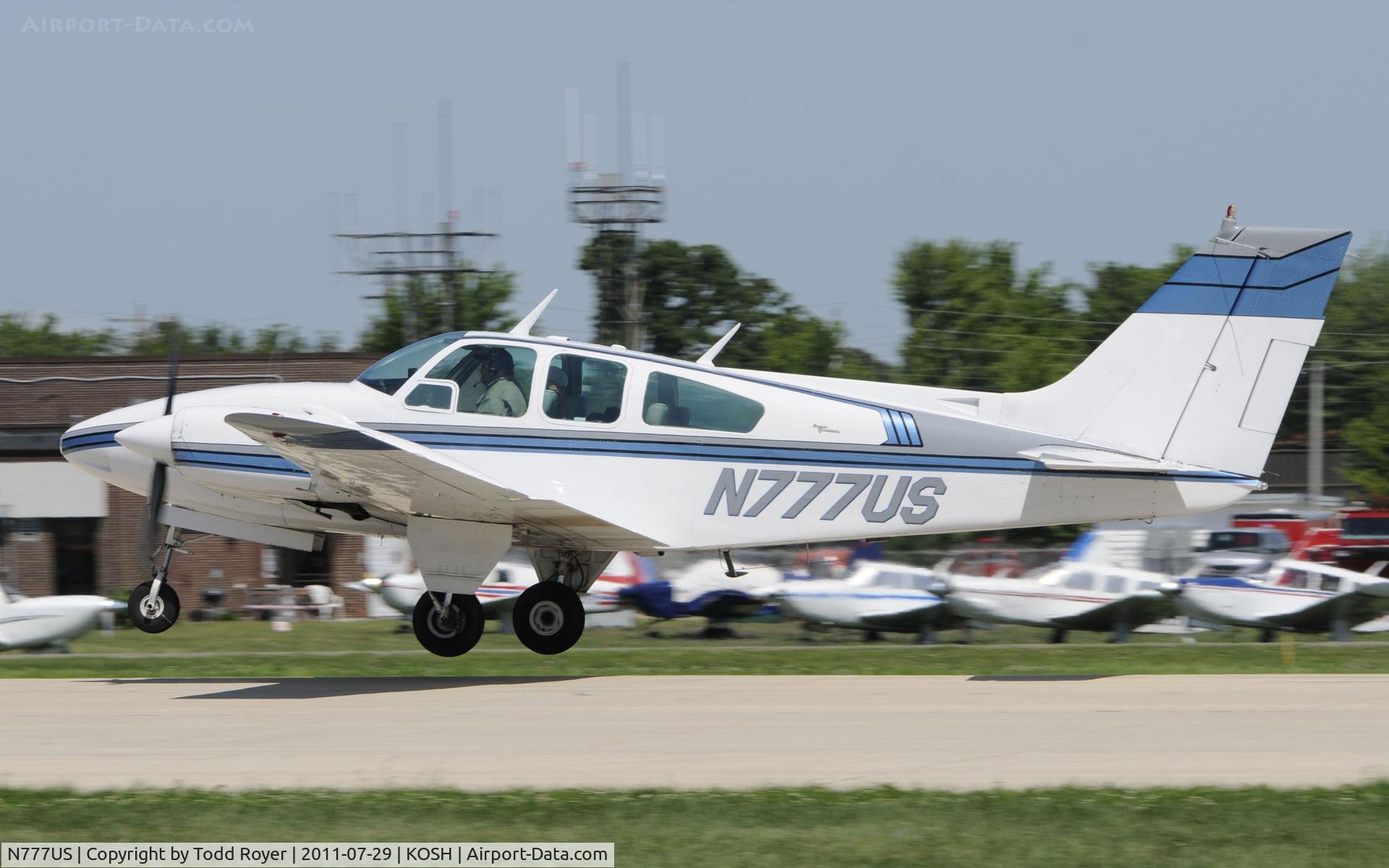 N777US, 1966 Beech C55 Baron (95-C55) C/N TE-182, AIRVENTURE 2011
