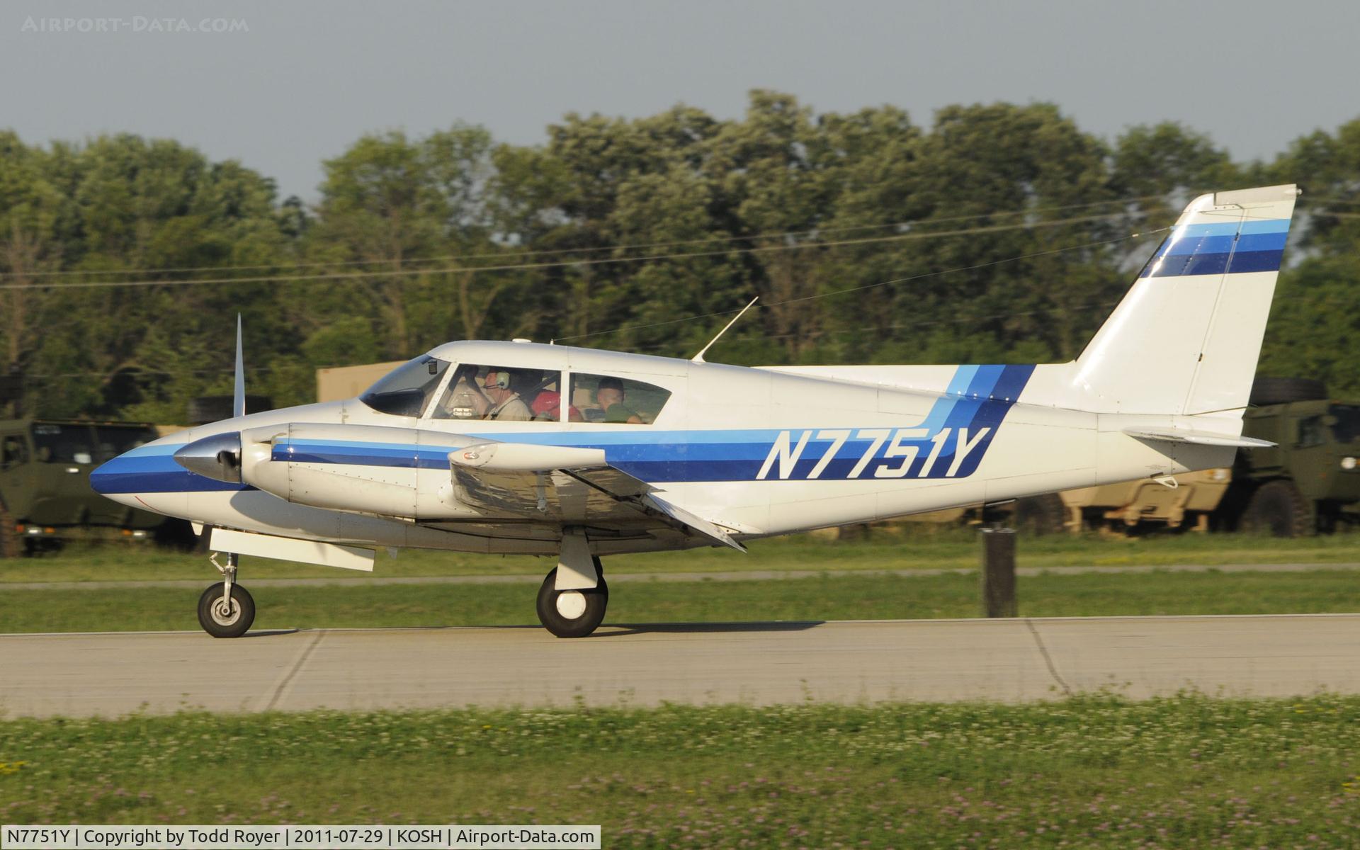 N7751Y, 1965 Piper PA-30 Twin Comanche Twin Comanche C/N 30-839, AIRVENTURE 2011