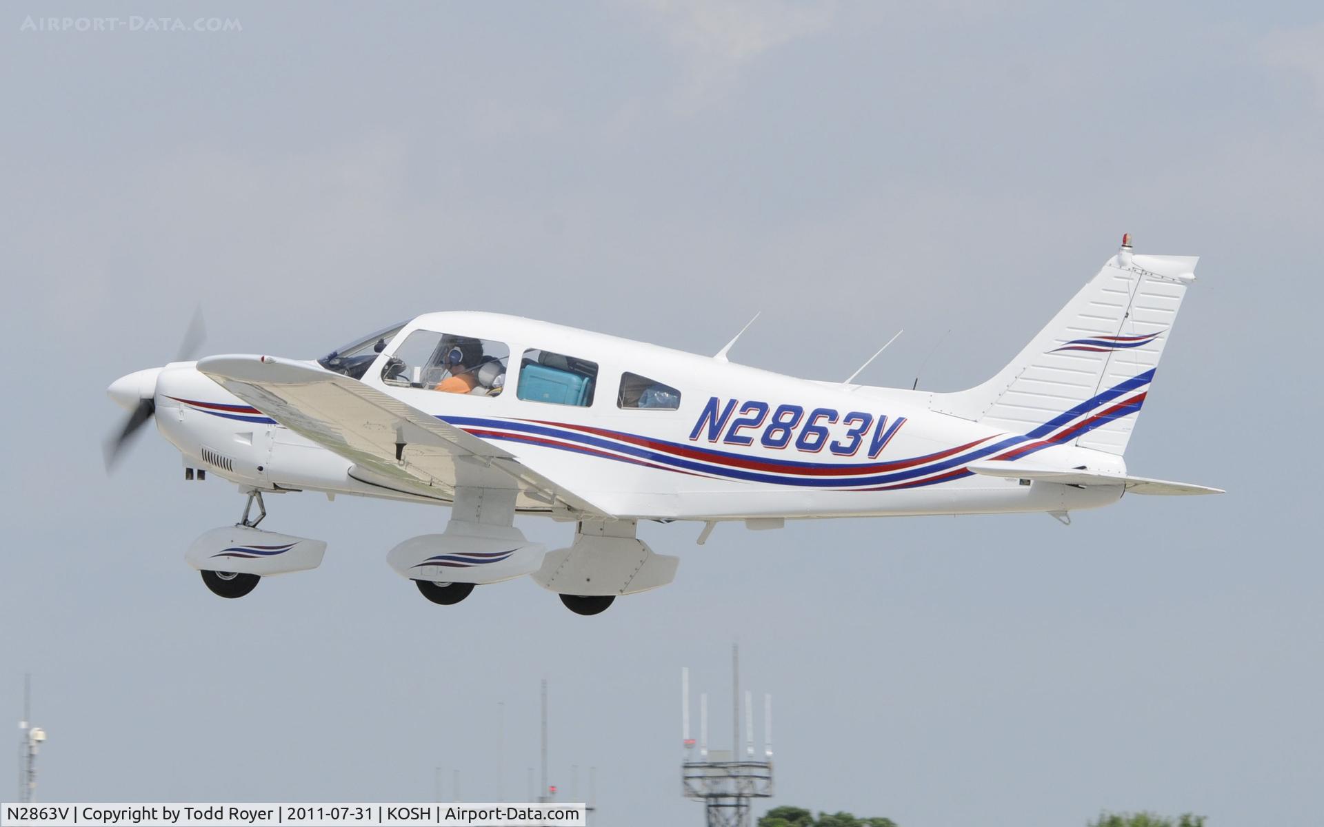 N2863V, 1979 Piper PA-28-181 Archer C/N 28-7990506, AIRVENTURE 2011