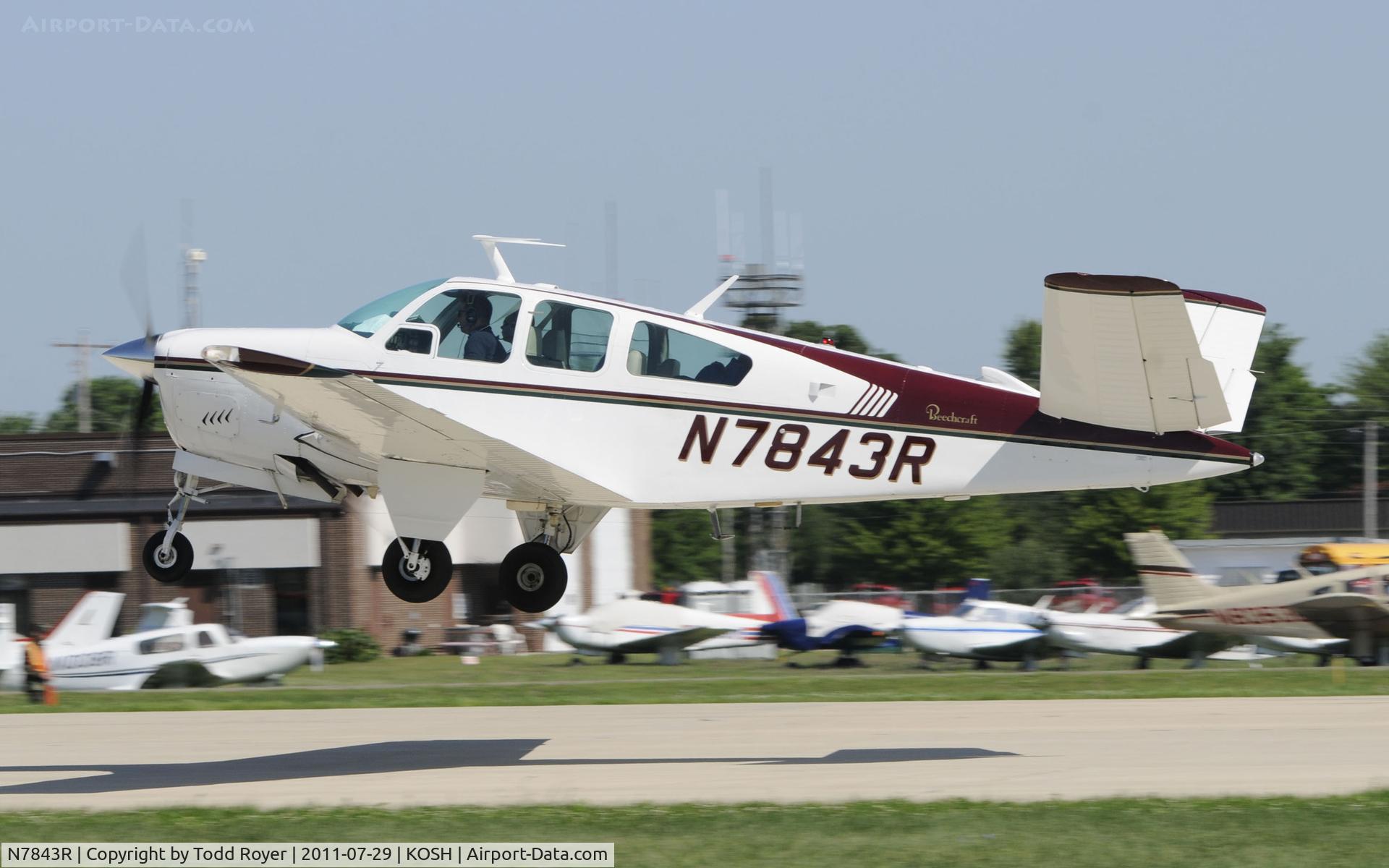N7843R, 1969 Beech V35A Bonanza C/N D-8918, AIRVENTURE 2011