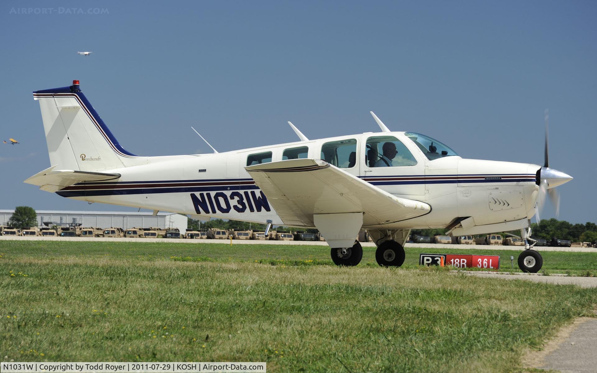 N1031W, 1973 Beech A36 Bonanza 36 C/N E-403, AIRVENTURE 2011