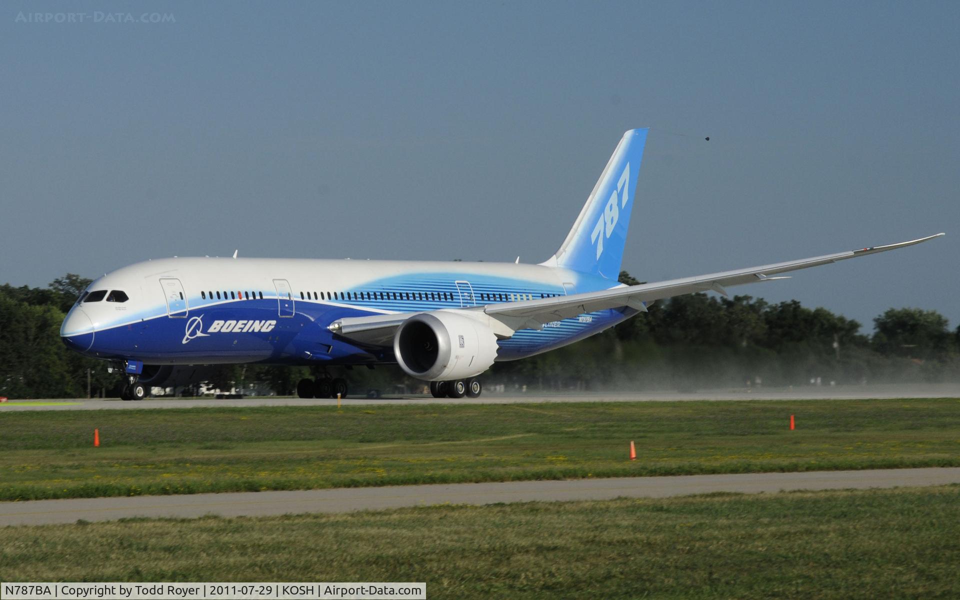 N787BA, 2009 Boeing 787-8 Dreamliner C/N 40690, AIRVENTURE 2011