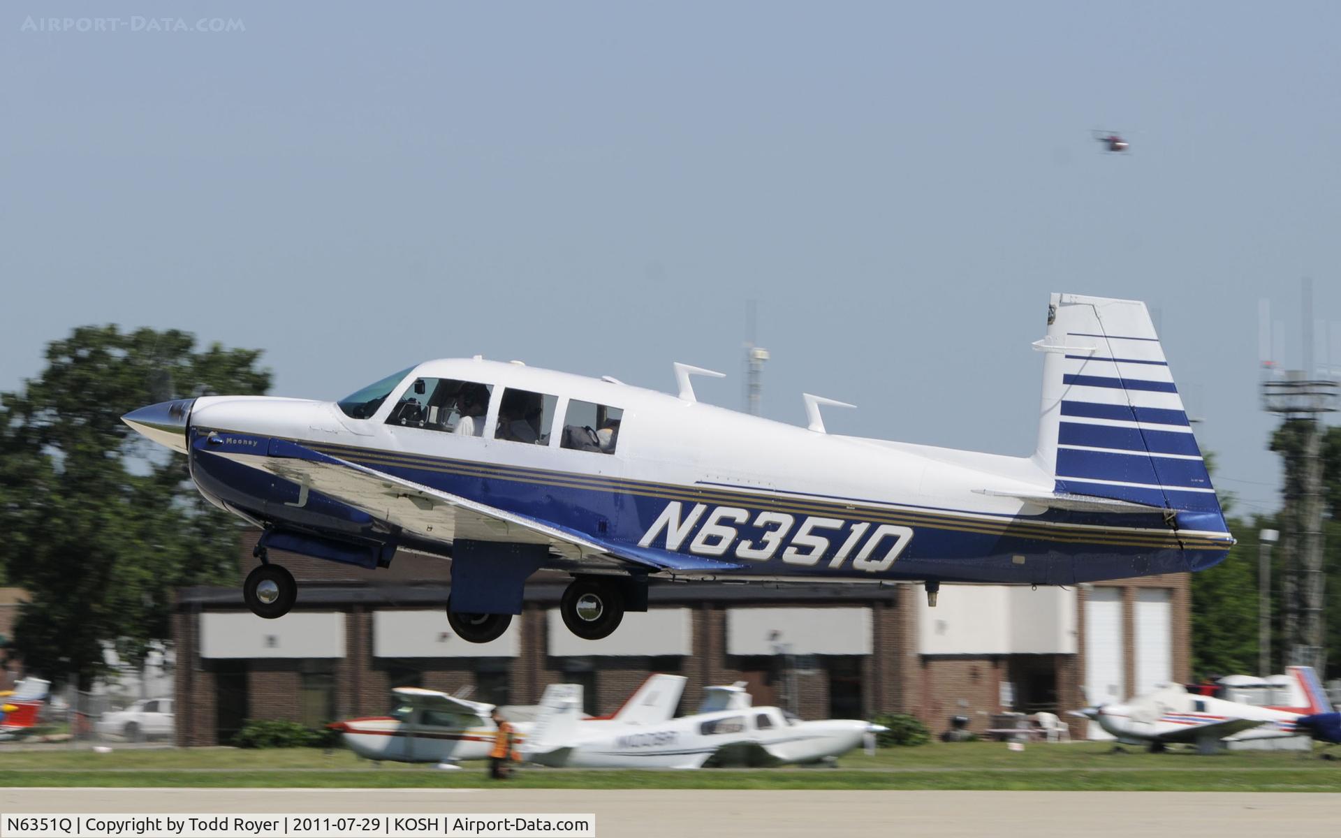 N6351Q, 1967 Mooney M20F Executive C/N 670434, AIRVENTURE 2011