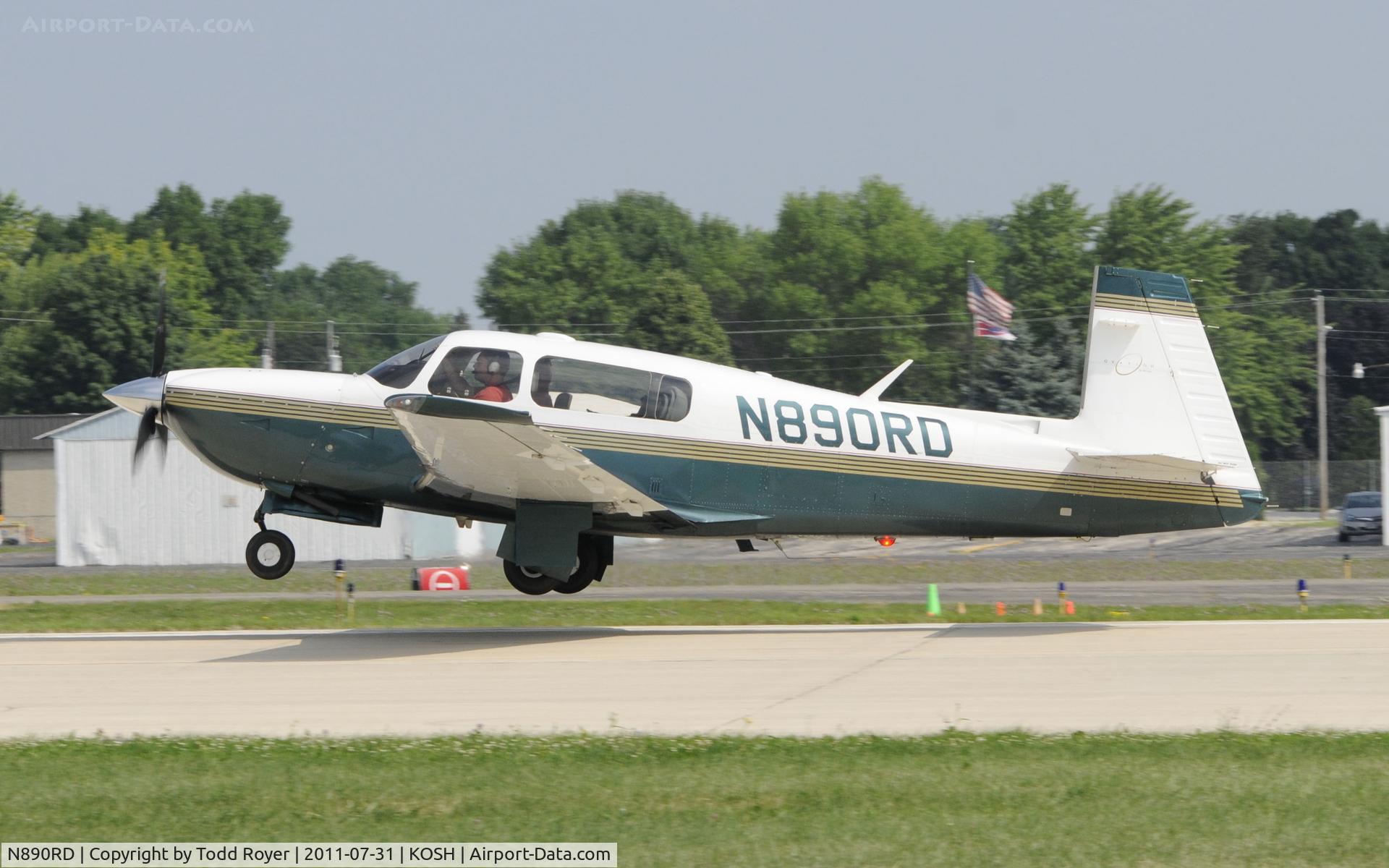 N890RD, 1996 Mooney M20R Ovation C/N 29-0089, AIRVENTURE 2011