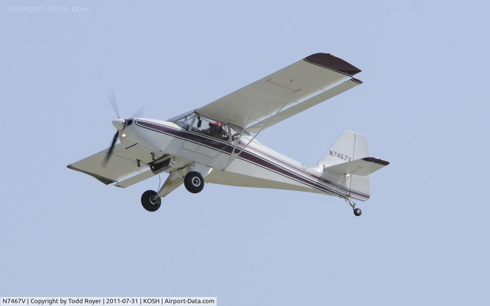 N7467V, 1997 Skystar Kitfox Series 5 C/N S9411-0072, AIRVENTURE 2011