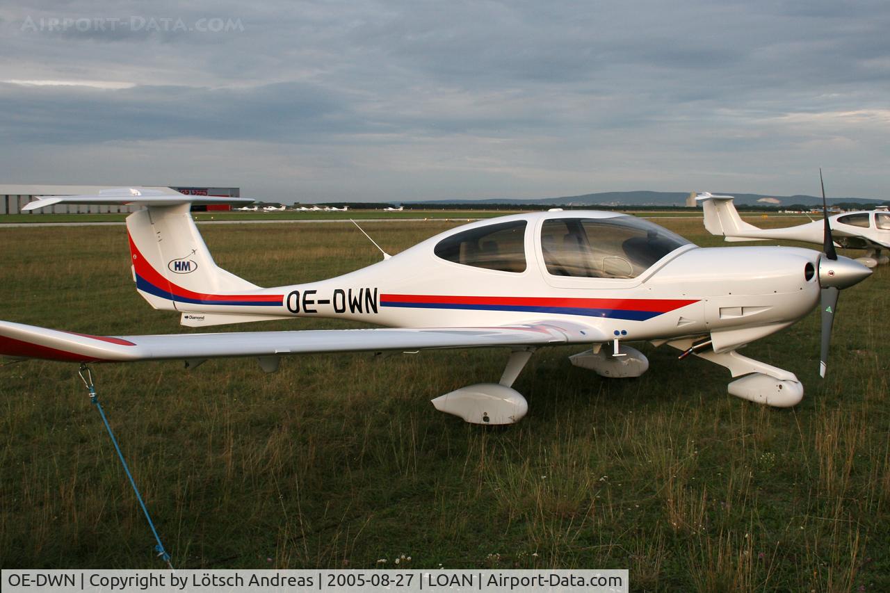 OE-DWN, 2005 Diamond DA-40D Diamond Star C/N D4.159, Wiener Neustadt OST