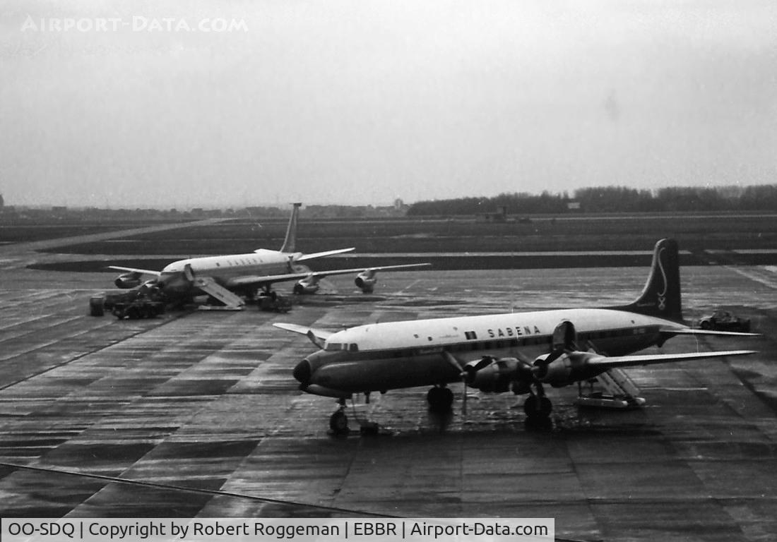 OO-SDQ, 1955 Douglas DC-6B C/N 44695, Late 1950's.