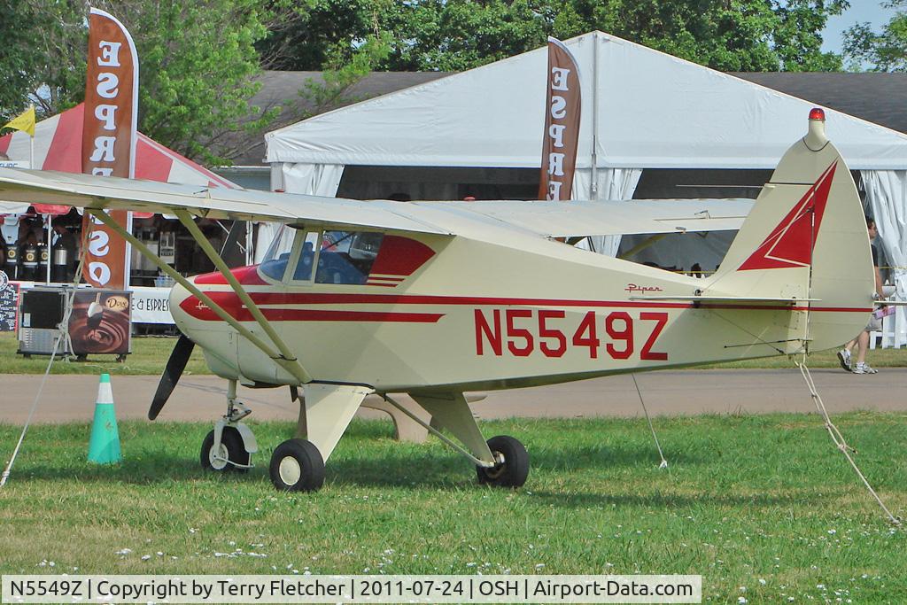 N5549Z, 1962 Piper PA-22-108 Colt Colt C/N 22-9341, At 2011 Oshkosh