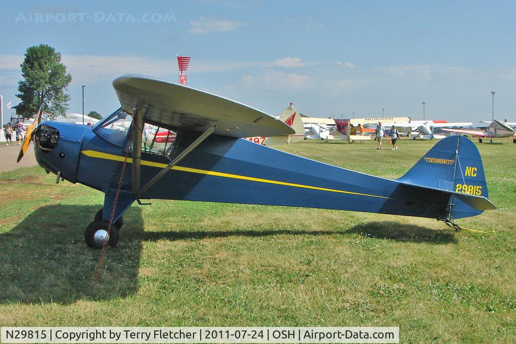 N29815, 1941 Taylorcraft BL-65 (L-2F) C/N 2664, At 2011 Oshkosh