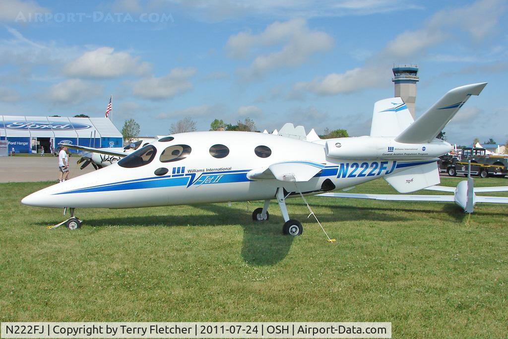 N222FJ, 1997 Scaled Composites 271 V-Jet II C/N 001, At 2011 Oshkosh