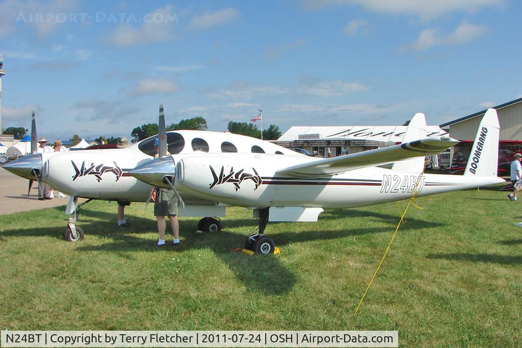 N24BT, 1996 Rutan Boomerang 202 C/N 001, At 2011 Oshkosh
