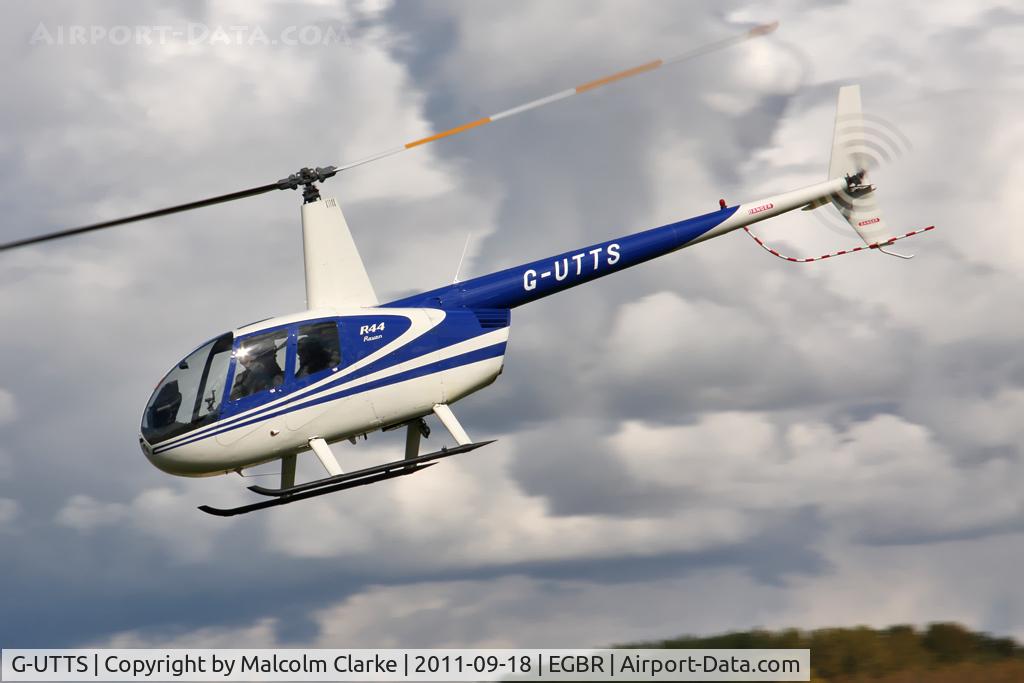 G-UTTS, 2000 Robinson R44 C/N 0865, Robinson R44 at Breighton Airfield's Helicopter Fly-In, September 2011.