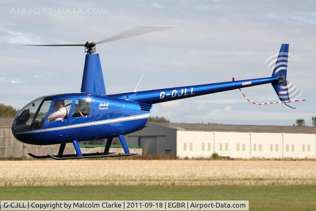 G-CJLL, 2007 Robinson R44 Raven II C/N 11588, Robinson R44 II at Breighton Airfield's Helicopter Fly-In, September 2011.