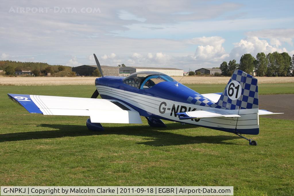 G-NPKJ, 1998 Vans RV-6 C/N PFA 181-13138, Vans RV-6 at Breighton Airfield's Helicopter Fly-In, September 2011.