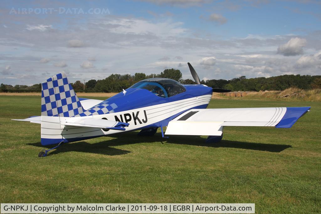 G-NPKJ, 1998 Vans RV-6 C/N PFA 181-13138, Vans RV-6 at Breighton Airfield's Helicopter Fly-In, September 2011.